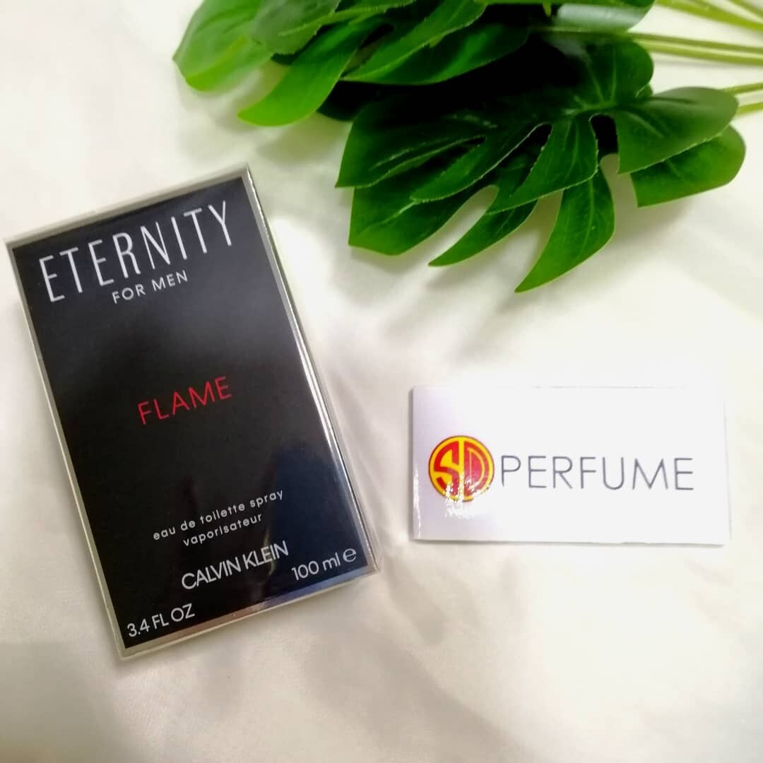 Calvin Klein cK Eternity FLAME EDT Men 100ml  (By: SD PERFUME)