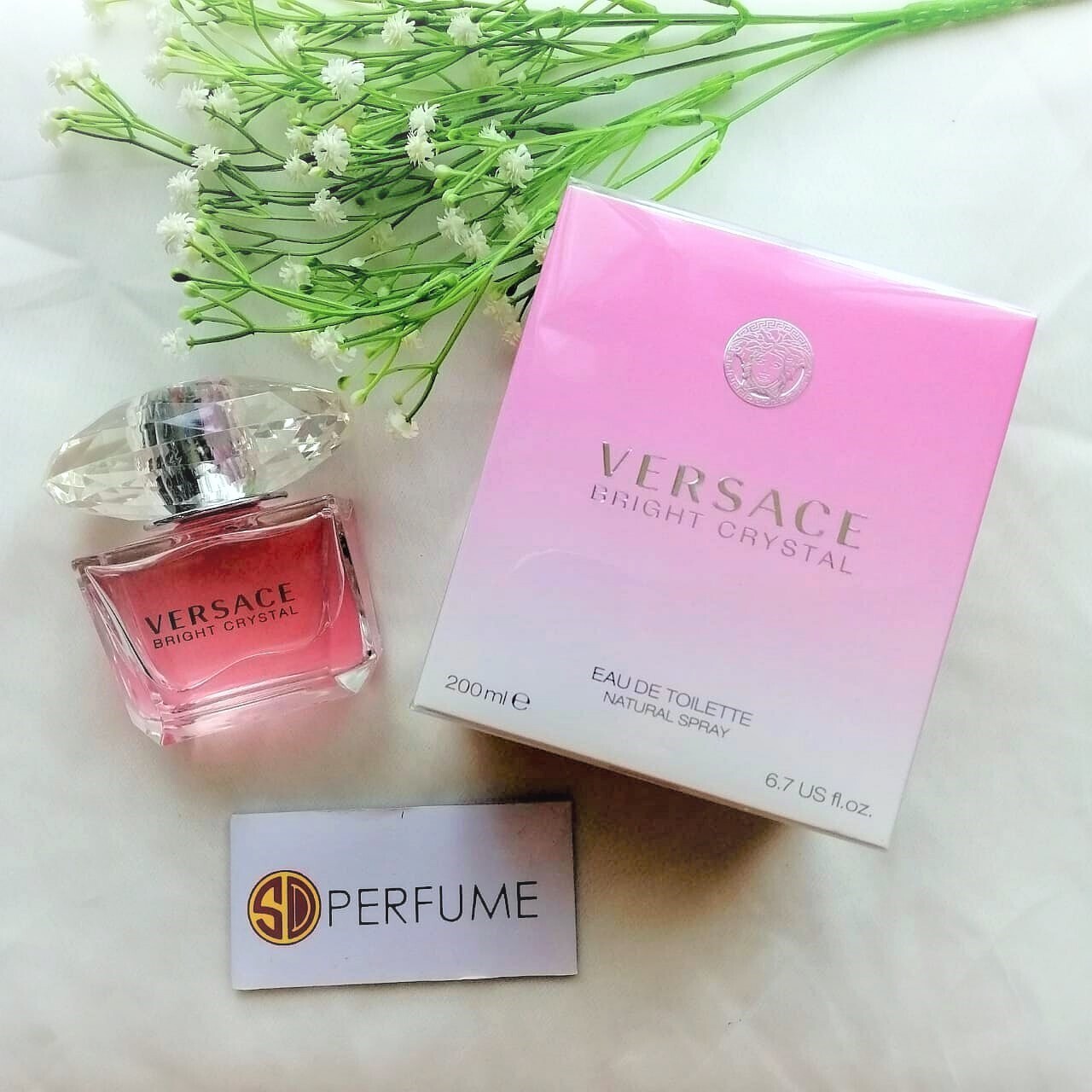 Versace Bright Crystal EDT Women 200ml (By: SD PERFUME)
