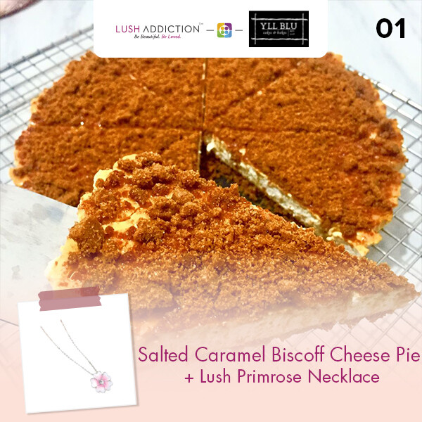 Salted Caramel Biscoff Cheese Pie + Lush Addiction Necklace (By: YII Blu Cakes &amp; Bakes from Kuala Lumpur)