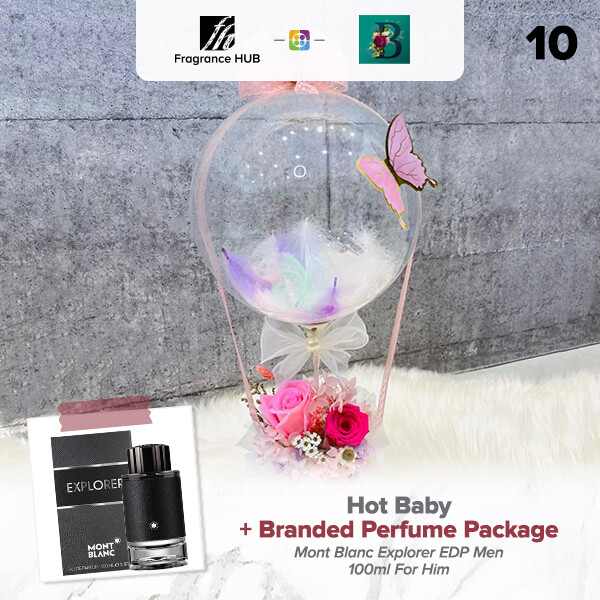 Hot Baby + Fragrance Hub Branded Perfume (By: The Bliss Florist from Melaka)