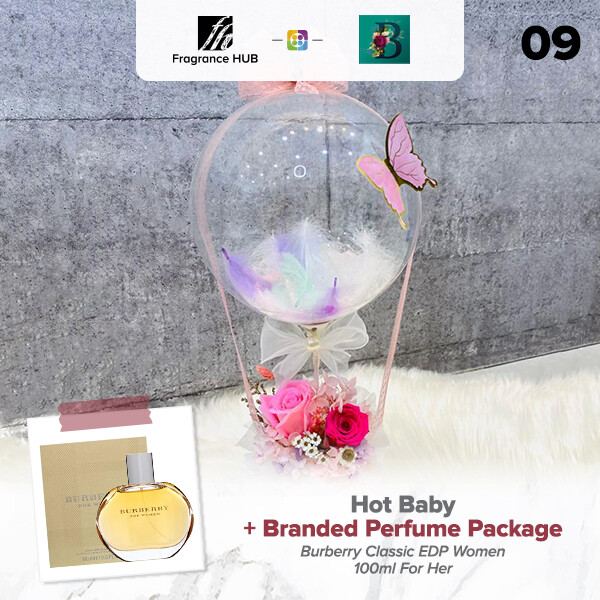 Hot Baby + Fragrance Hub Branded Perfume (By: The Bliss Florist from Melaka)