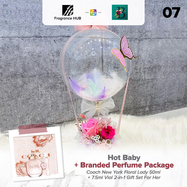 Hot Baby + Fragrance Hub Branded Perfume (By: The Bliss Florist from Melaka)