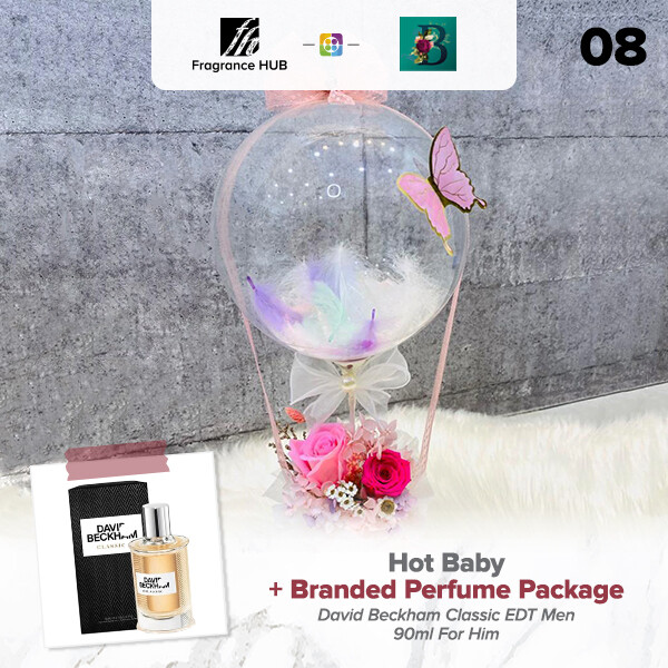 Hot Baby + Fragrance Hub Branded Perfume (By: The Bliss Florist from Melaka)
