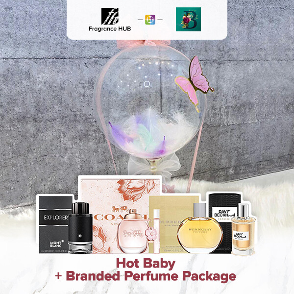 Hot Baby + Fragrance Hub Branded Perfume (By: The Bliss Florist from Melaka)