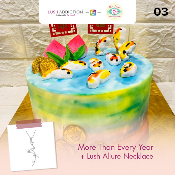 More Than Every Year + Lush Addiction Necklace (By: Fun Oven Pastry Delight from Penang)