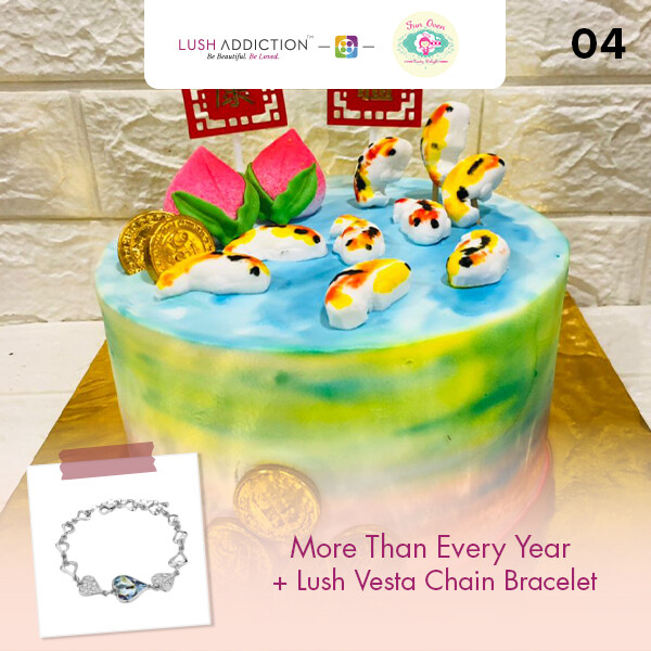 More Than Every Year + Lush Addiction Necklace (By: Fun Oven Pastry Delight from Penang)