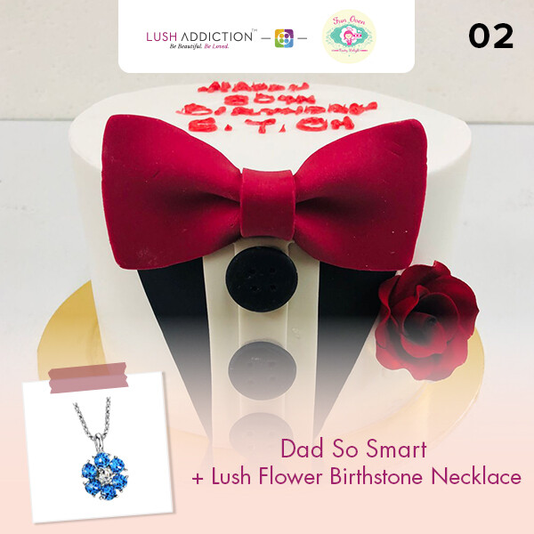 Dad so smart + Lush Addiction Necklace (By: Fun Oven Pastry Delight from Penang)