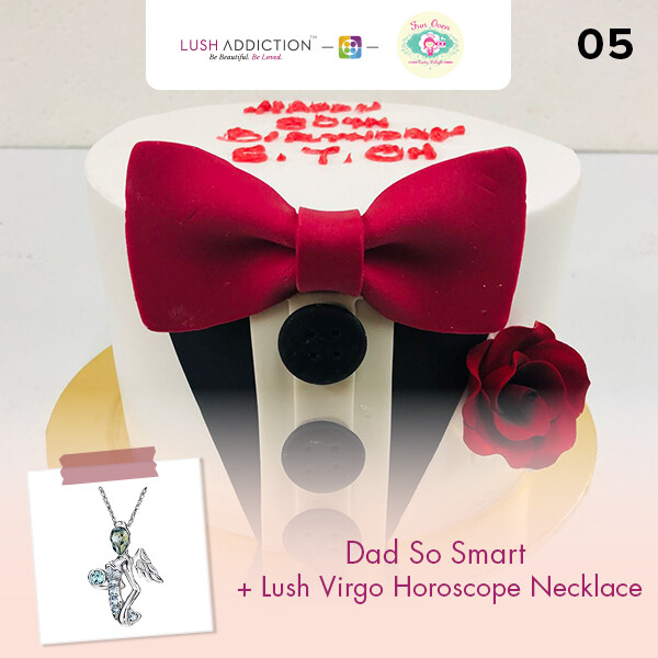 Dad so smart + Lush Addiction Necklace (By: Fun Oven Pastry Delight from Penang)