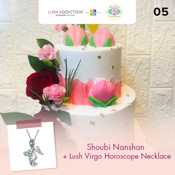 Shoubi Nanshan 2tier cake + Lush Addiction Necklace (By: Fun Oven Pastry Delight from Penang)