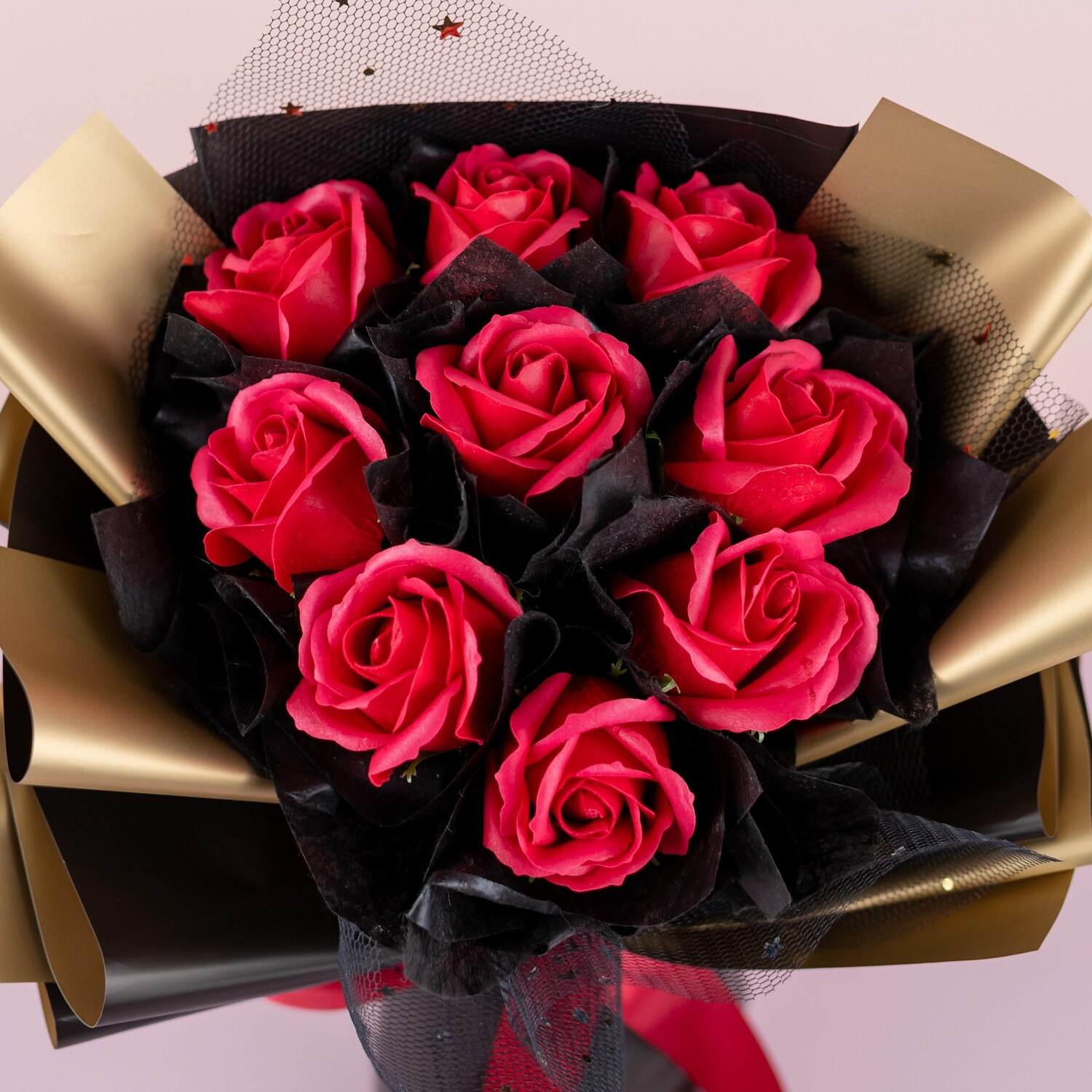 Classic Red Bouquet (Soap Flower) (By: Bull &amp; Rabbit from Kuchai Lama)