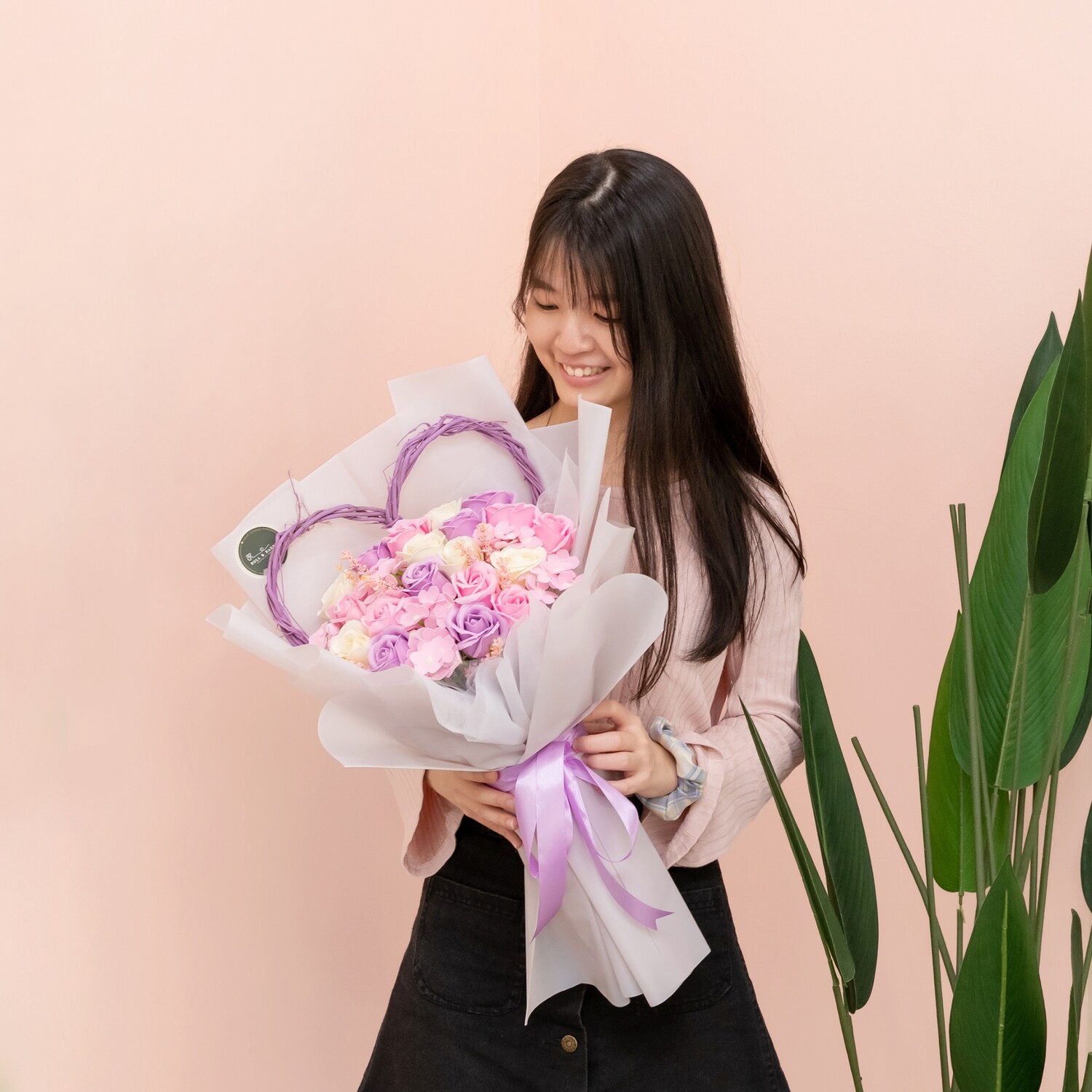 Heartie Bouquet (Soap Flower) (By: Bull &amp; Rabbit from Kuchai Lama)