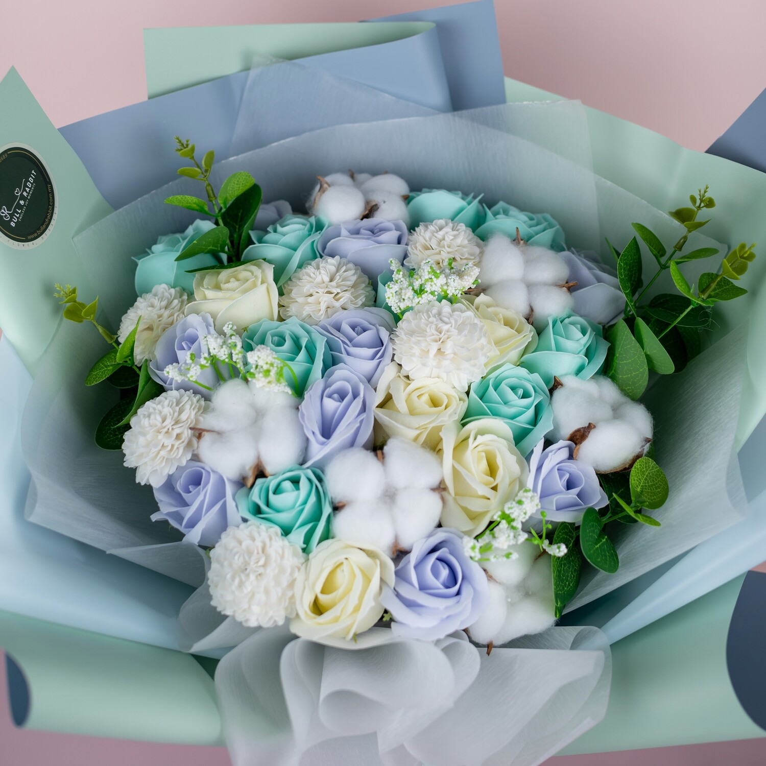 Minty Bouquet (Soap Flower) (By: Bull &amp; Rabbit from Kuchai Lama)