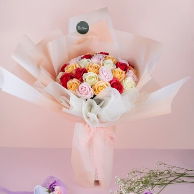 Huggies Bouquet (Soap Flower) (By: Bull &amp; Rabbit from Kuchai Lama)