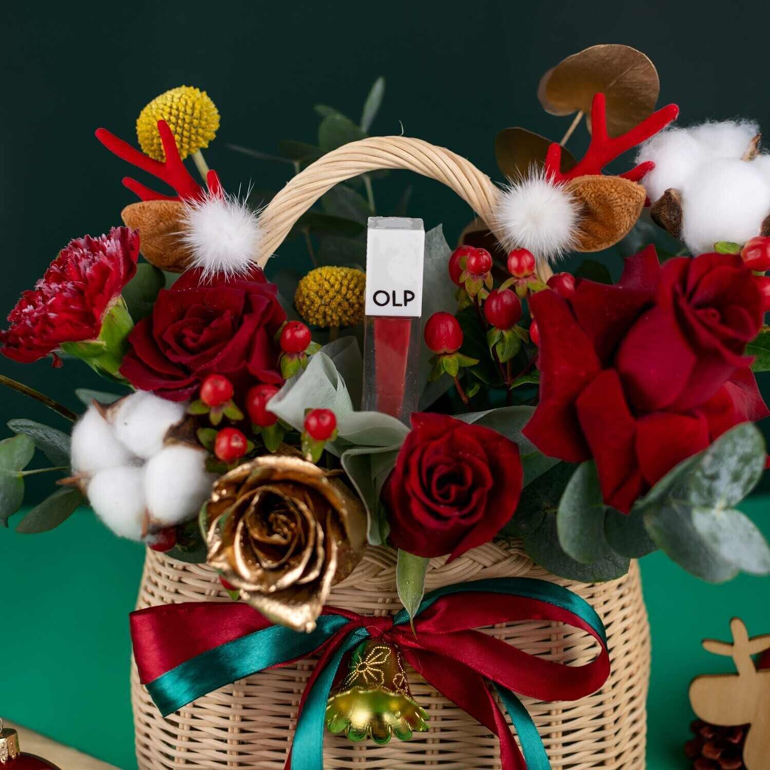 Jolly Basket (Fresh Flower) (By: Bull &amp; Rabbit from Kuchai Lama)