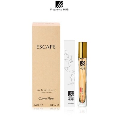 Calvin Klein cK Escape EDP Lady 10ml Travel Size Perfume (Refill by Fragrance HUB) 🎁 FREE FH 15% Discount Voucher!