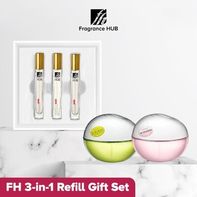 Dkny FH 3-in-1 10ml Lady Refill Set (Be Delicious + Fresh Blossom + Be Delicious )