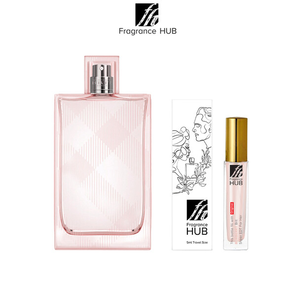 Burberry Brit Sheer EDT Lady 5/10ML Travel Size Perfume (Refill by Fragrance HUB)