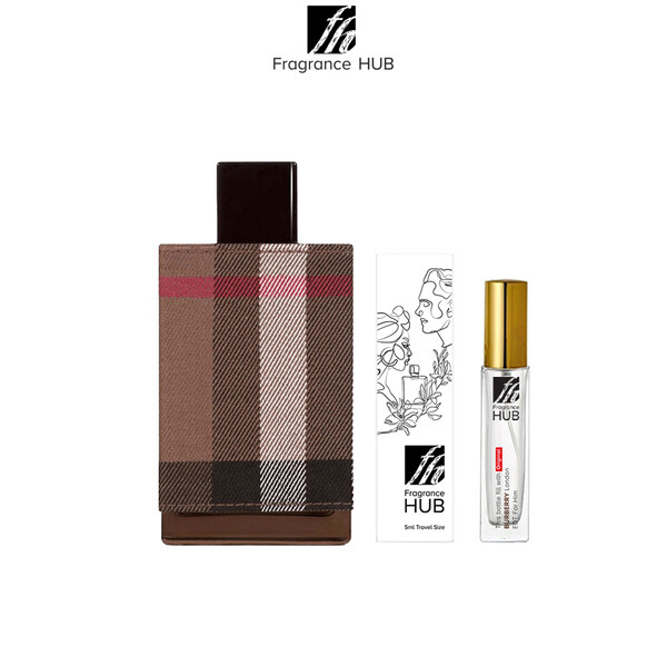 Burberry London EDT Men 5/10ml Travel Size Perfume (Refill by Fragrance HUB)