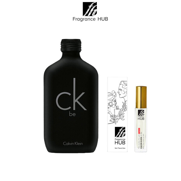 Calvin Klein cK Be EDT Unisex EDT 5/10ML Travel Size Perfume (Refill by Fragrance HUB)