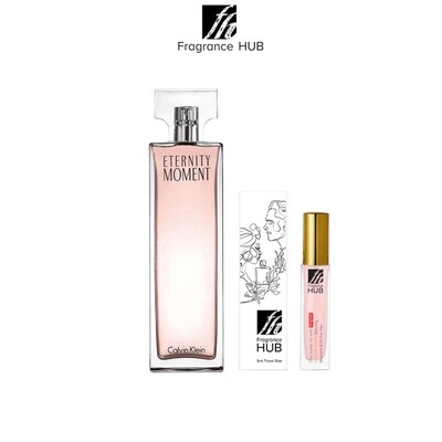 Calvin Klein cK Eternity Moment EDP Lady 5/10ML Travel Size Perfume (Refill by Fragrance HUB)