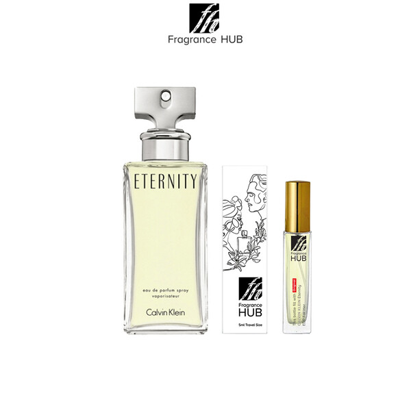 Calvin Klein cK Eternity EDP Lady 5/10ml Travel Size Perfume (Refill by Fragrance HUB)