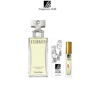 Calvin Klein cK Eternity EDP Lady 5ml Travel Size Perfume (Refill by Fragrance HUB)