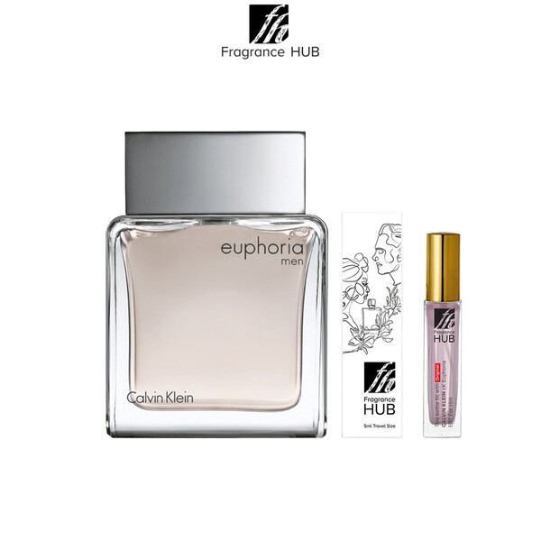 Calvin Klein Euphoria EDT Men 5/10ml Travel Size Perfume (Refill by Fragrance HUB)