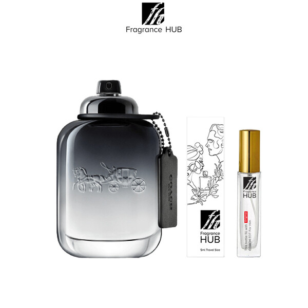 Coach New York EDT Men 5/10ML Travel Size Perfume (Refill by Fragrance HUB)