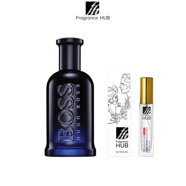 Hugo Boss Bottled Night EDT Men 5/10ML Travel Size Perfume (Refill by Fragrance HUB)