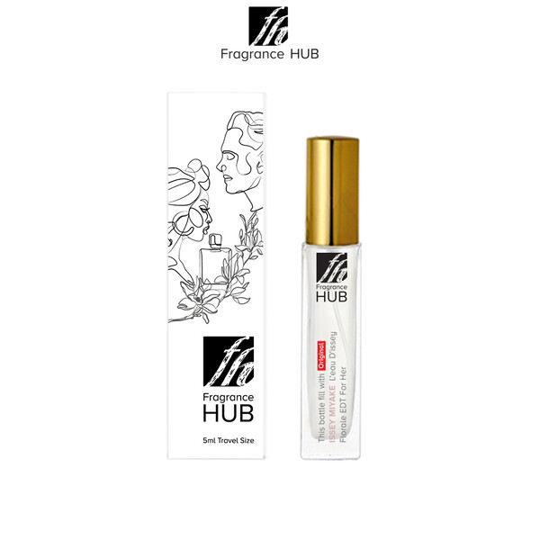 Issey Miyake L&#39;eau D&#39;issey EDT Lady 5/10ML Travel Size Perfume (Refill by Fragrance HUB)