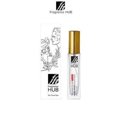 Hugo Boss Bottled Night EDT Men 5/10ML Travel Size Perfume (Refill by Fragrance HUB)