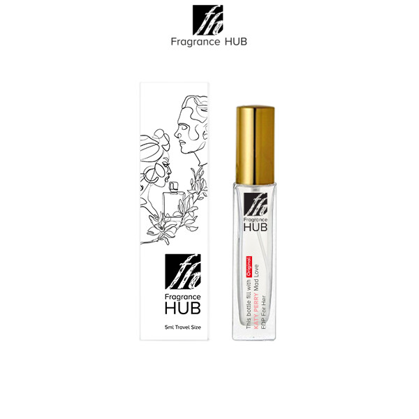 Katy Perry&#39;s Mad Love EDT Lady 5/10ML Travel Size Perfume (Refill by Fragrance HUB)