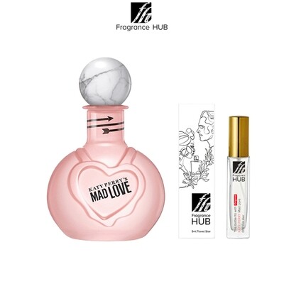 Katy Perry's Mad Love EDT Lady 5 ML Travel Size Perfume (Refill by Fragrance HUB)