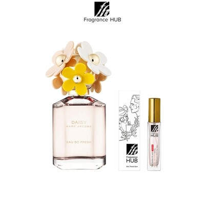 Marc Jacobs Daisy Eau So Fresh EDT Lady 5 ML Travel Size Perfume(Refill by Fragrance HUB)