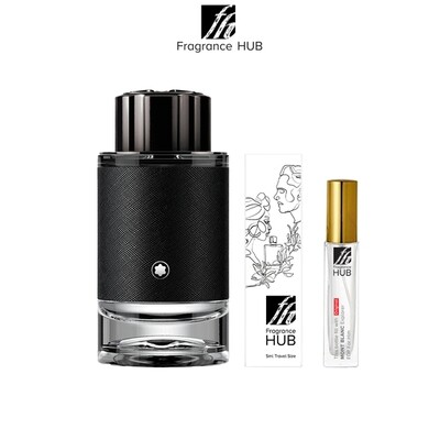Mont Blanc Explorer EDP Men 5/10ML Travel Size Perfume (Refill by Fragrance HUB)