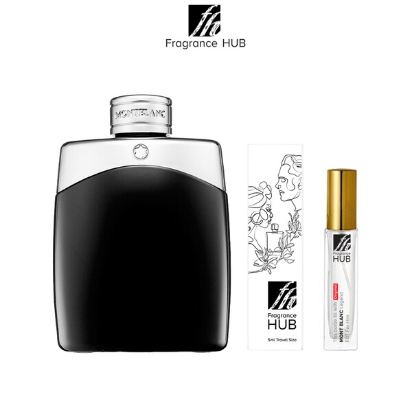 Mont Blanc Legend EDT Men 5/10ML Travel Size Perfume (Refill by Fragrance HUB)