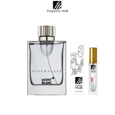 Mont Blanc Starwalker EDT Men 5/10ML Travel Size Perfume (Refill by Fragrance HUB)