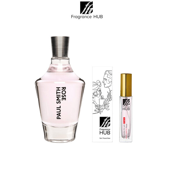 Paul Smith Rose EDP Lady 5/10ML Travel Size Perfume (Refill by Fragrance HUB)