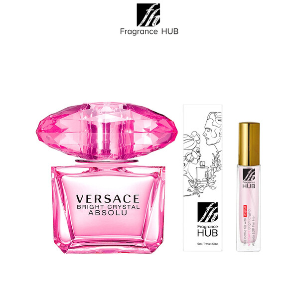 Versace Bright Crystal Absolute EDP Lady 5/10ML Travel Size Perfume (Refill by Fragrance HUB)