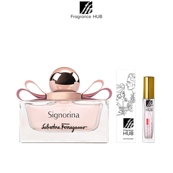 Salvatore Ferragamo Signorina EDP Lady 5/10ml Travel Size Perfume (Refill by Fragrance HUB)