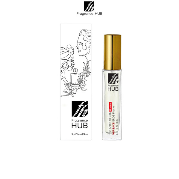 VERSACE EROS FLAME EDT Men 5/10ML Travel Size Perfume (Refill by Fragrance HUB)