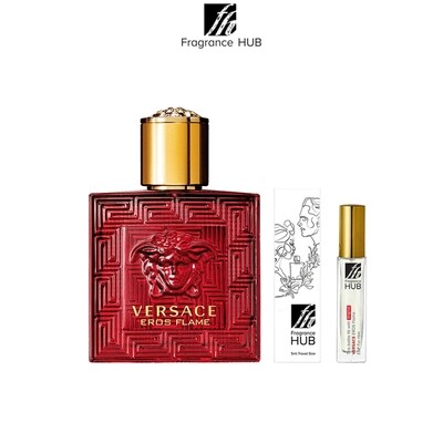 VERSACE EROS FLAME EDT Men 5/10ML Travel Size Perfume (Refill by Fragrance HUB)