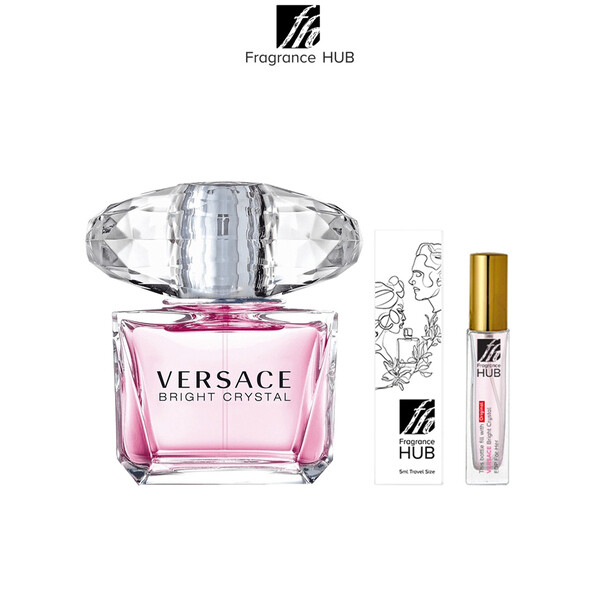 Versace Bright Crystal EDT Lady 5/10ML Travel Size Perfume (Refill by FragranceHUB)