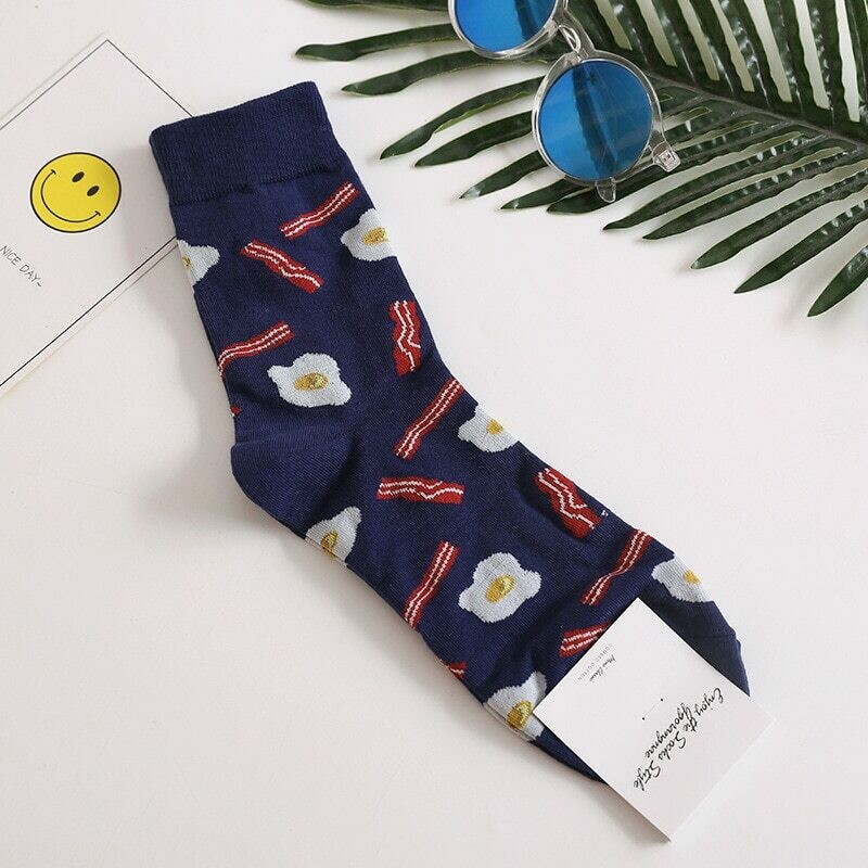 Bacon and egg - blue