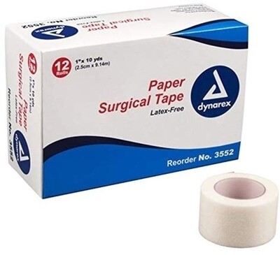 Dynarex Paper Surgical Tape 12pcs