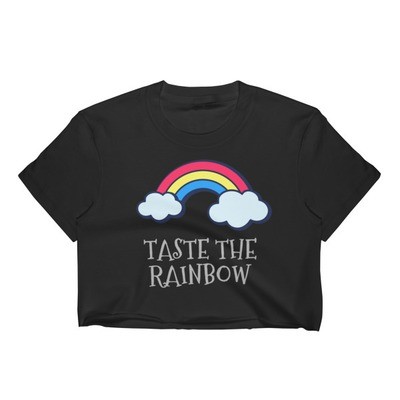 Taste the Rainbow: Women's Crop Top