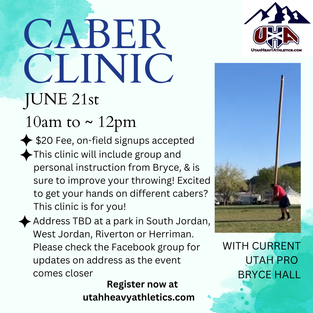 6/21 Caber Clinic with Bryce Hall