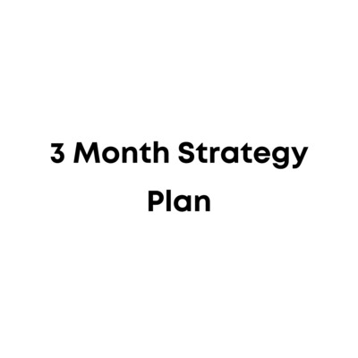3 Month Strategy Plan