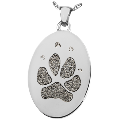 Oval Paw or Nose Print