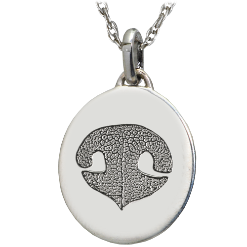 Petite Oval with Nose or Paw Print